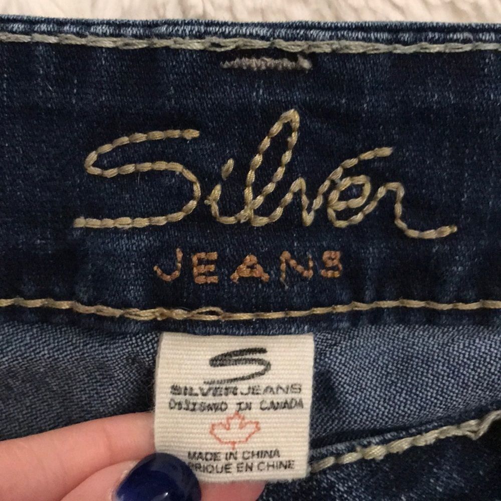 Cute Suki Capri Silver Jeans size 29! - Picture 4 of 7